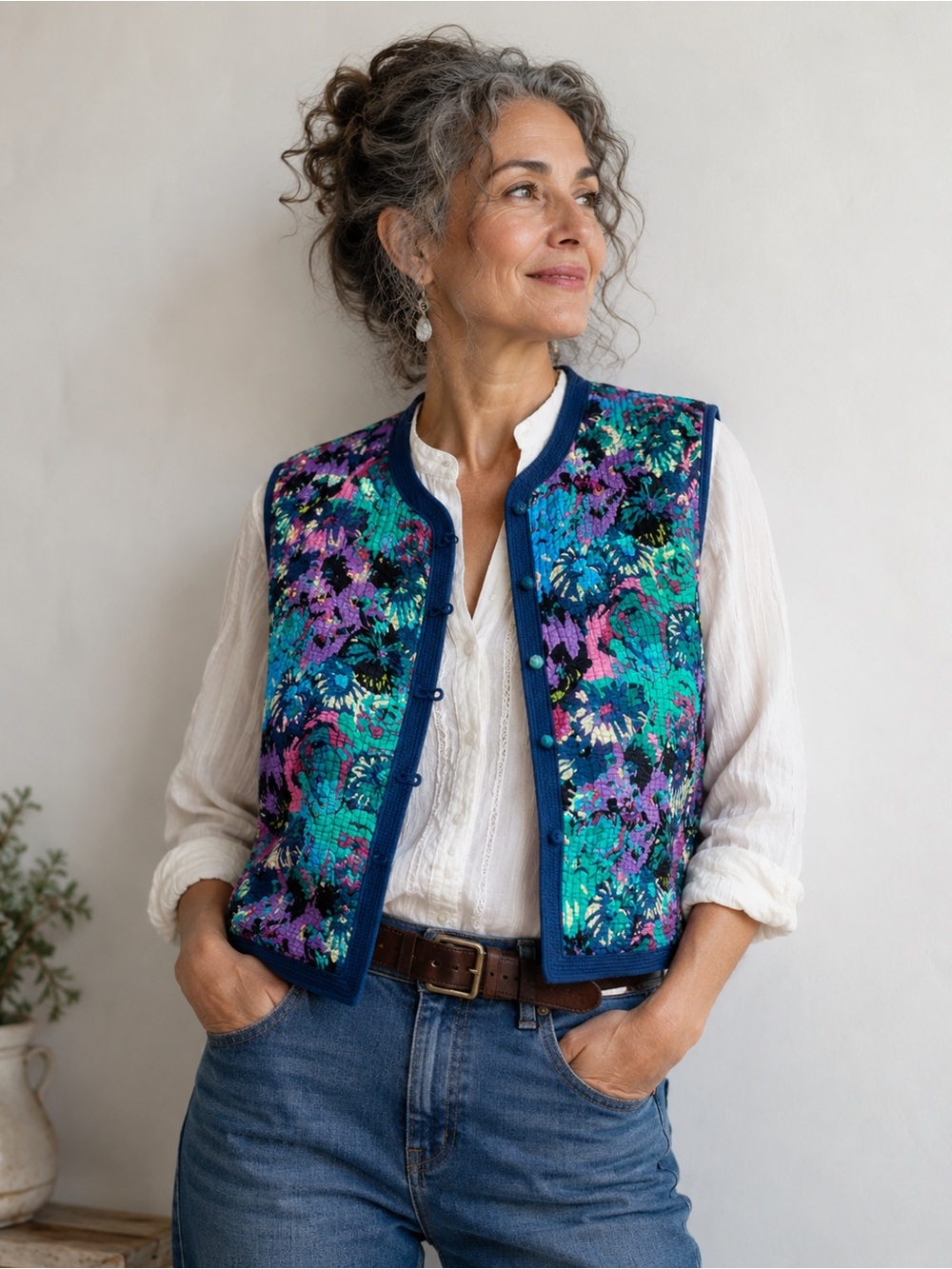 Reversible Handmade Quilted Vest